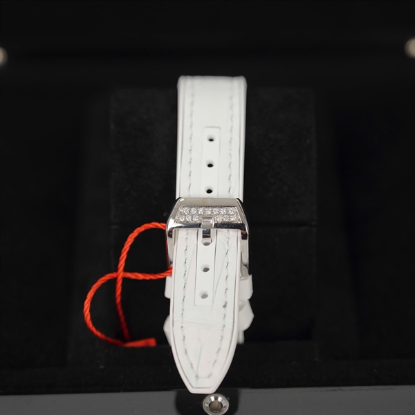 Đồng hồ Franck Muller trắng họa tiết đính đá quai trắng No2896 (HC) +