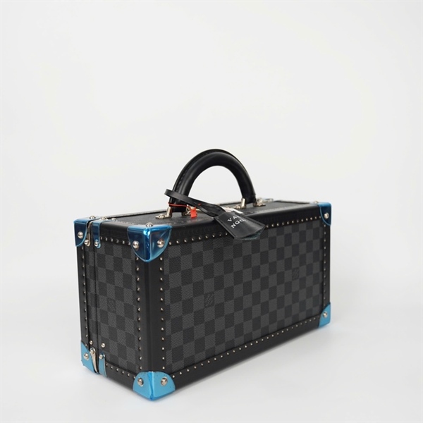 Túi LV cốp đựng đồng hồ ô vuông đen sz36 (AAS49683) KG+