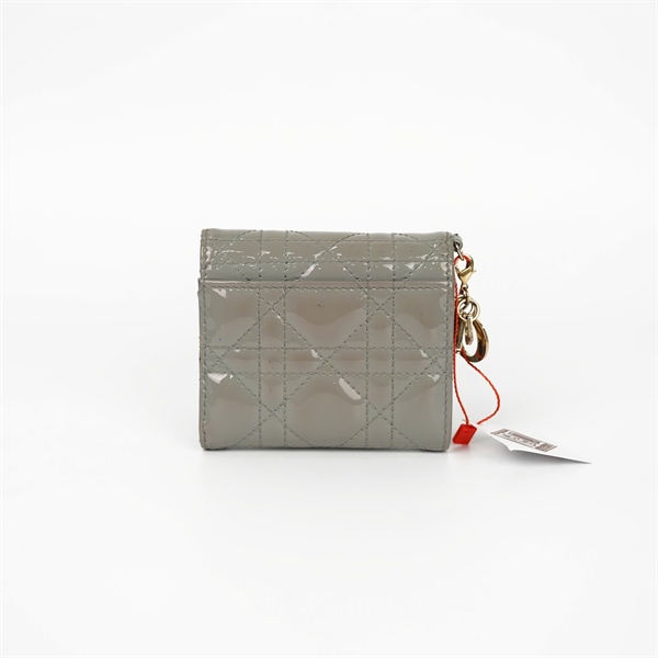 Ví Dior gập 3 màu xám (41MA1211) KG+