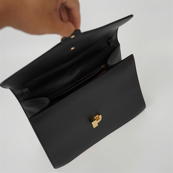 Túi GG Sylvie màu đen sz32 (499025) KG+