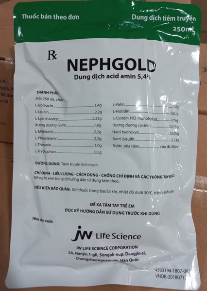 Nephgold 250ml - JW Life Science Hàn Quốc
