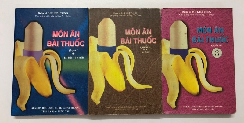 BỘ 3 CUỐN MÓN ĂN BÀI THUỐC TẬP 1,2,3