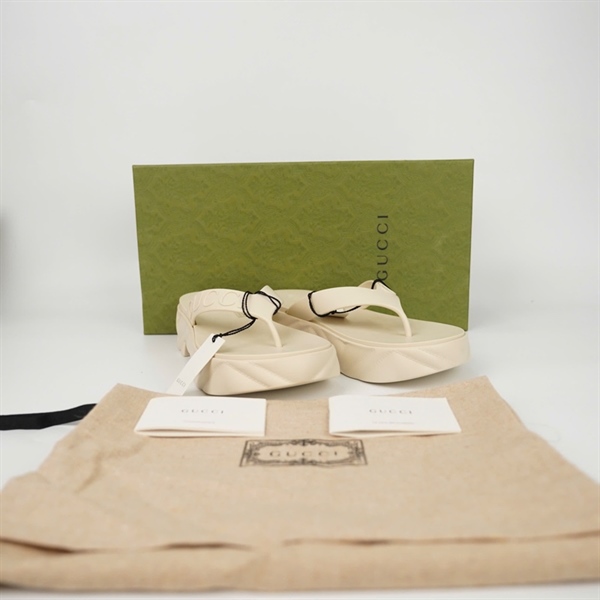 Dép GG màu nude đế 5p KG +
