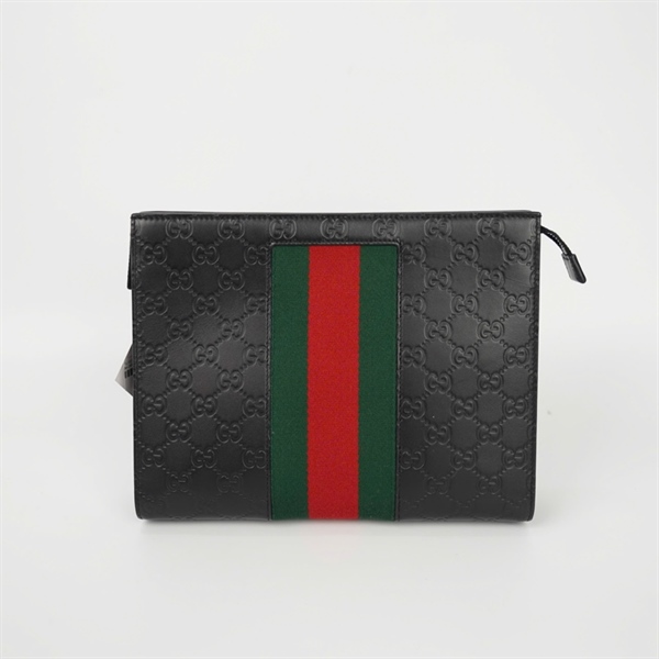 Túi GG Clutch Ophidia màu đen (562600) sz26 (LN) KG+