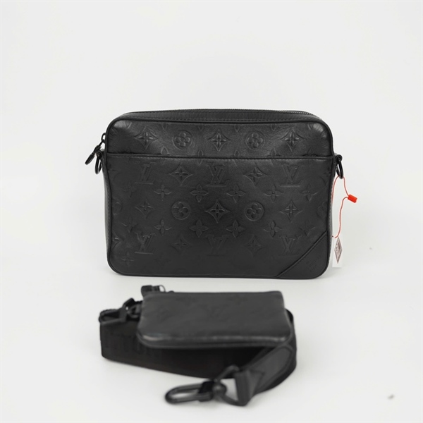 Túi LV đeo chéo hoa đen kèm ví sz25 (LN) KG+