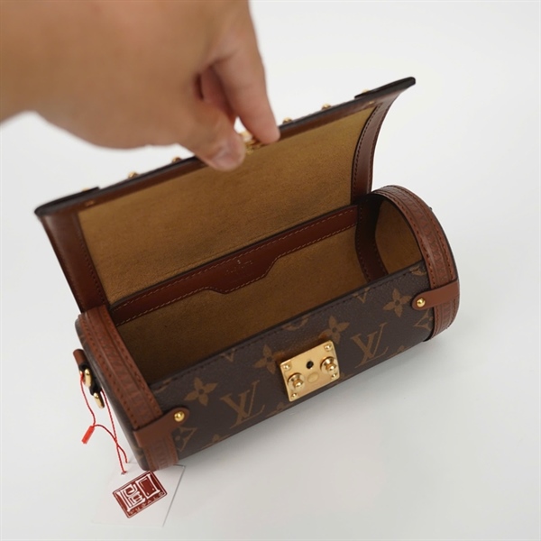 Túi LV Papillon trunk hoa nâu kèm 2 strap sz19 (LN) KG+