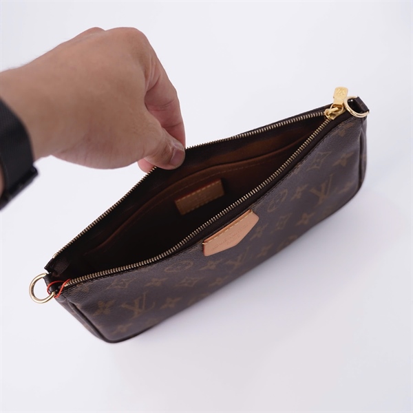 Túi LV hoa nâu kèm ví tròn (CA2270) sz24 (LN) KG+