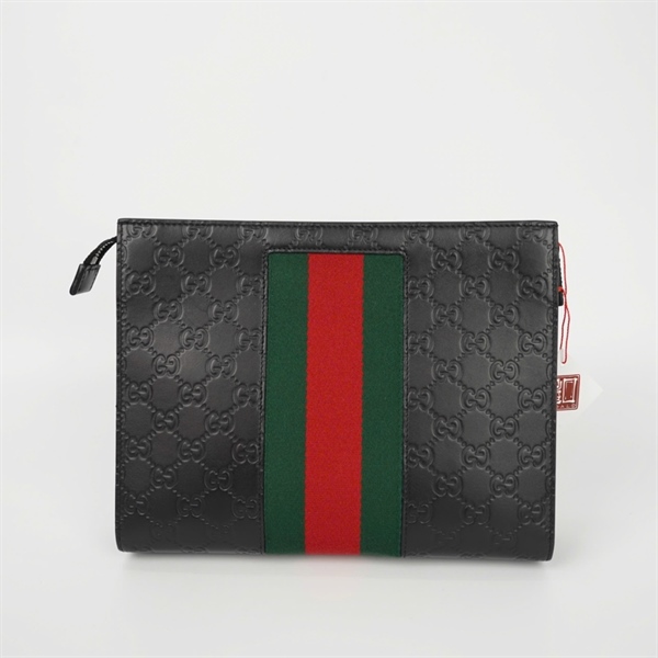 Túi GG Clutch Ophidia màu đen (562600) sz26 (LN) KG+