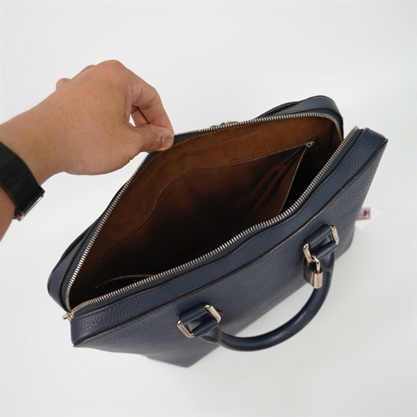 Túi LV cặp táp màu xanh kèm ổ + chìa (UB2188) sz36 (LN) KG+