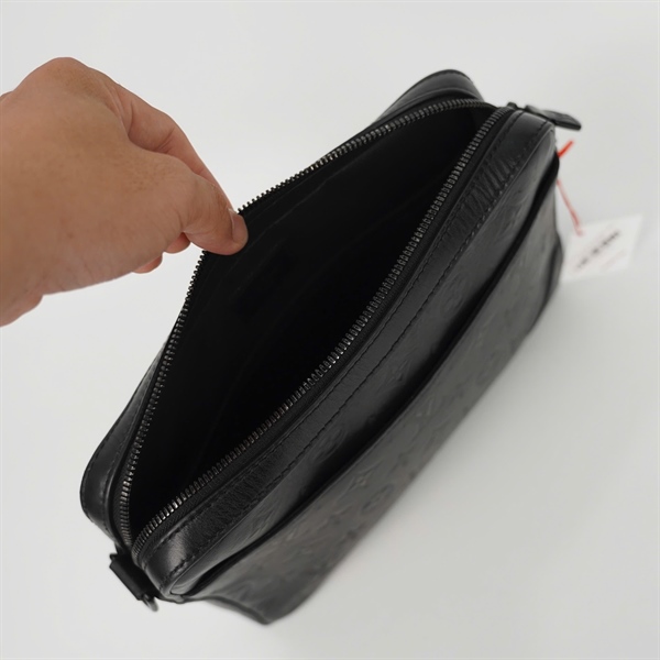 Túi LV đeo chéo hoa đen kèm ví sz25 (LN) KG+