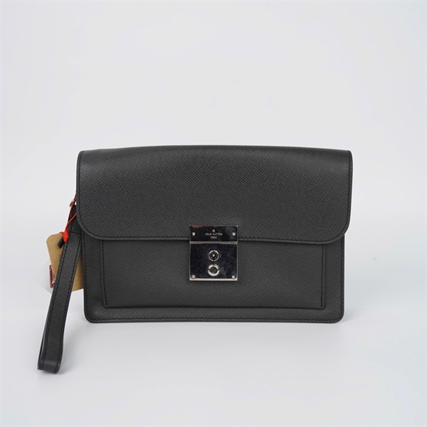 Túi LV Clutch đen sz24 (R18182) (LN) KG+