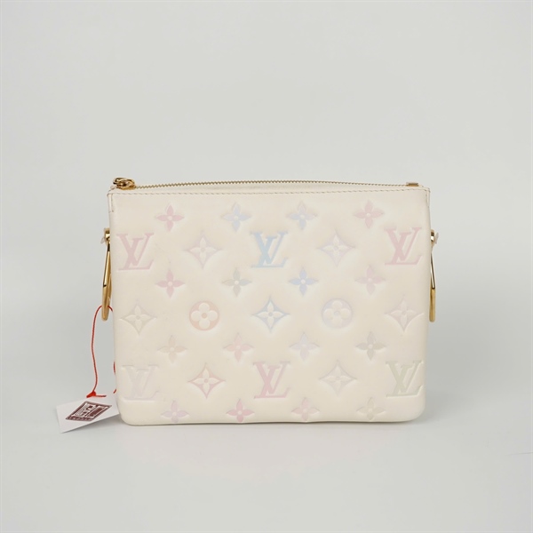 Túi LV Coussin hoa màu kèm 2 strap sz20 (HC) +