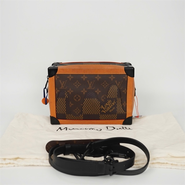 Túi LV Trunk ô vuông hoa nâu sz24 (LN) KG+