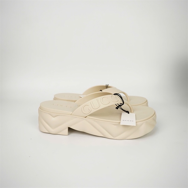 Dép GG màu nude đế 5p KG +