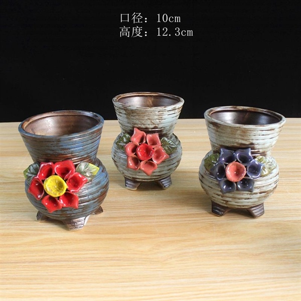 Chậu Sứ Bình Hoa Nổi Size 10