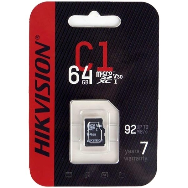 Thẻ nhớ 64GB Hikvision C1 (1Y)