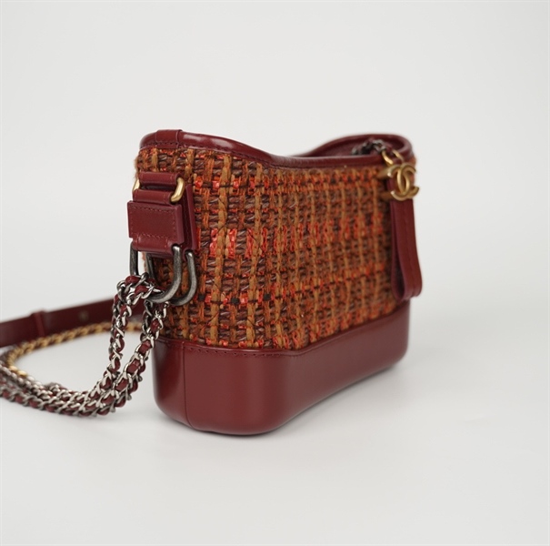 Túi Chanel Gab họa tiết may vải (26096705) sz20 (BQ) KG+