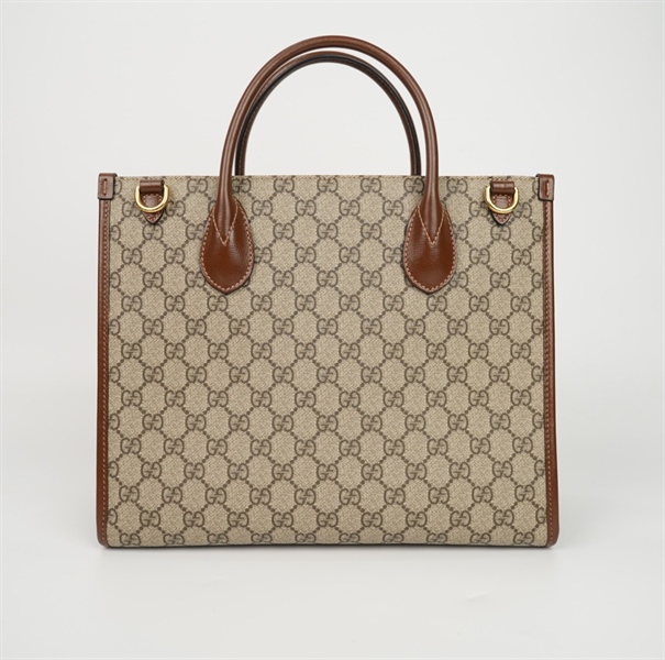 Túi GG tote màu xám 520981 sz31 (LN) KG+