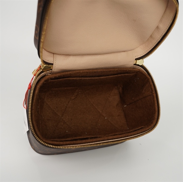 Túi LV cốp hoa nâu sz17 (BQ) KG+