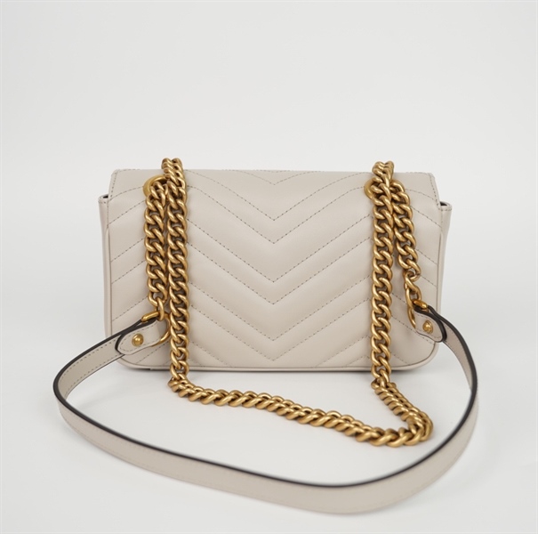 Túi GG Marmont màu xám (C04345484) sz21 (BQ) KG+