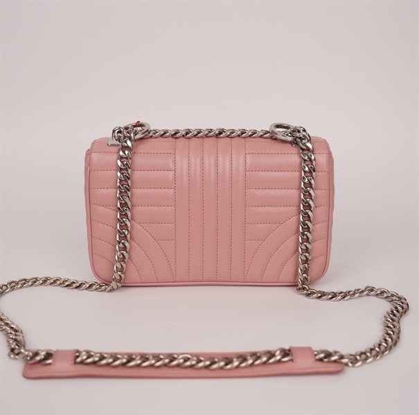 Túi Prada màu hồng sz22 (BQ) KG+