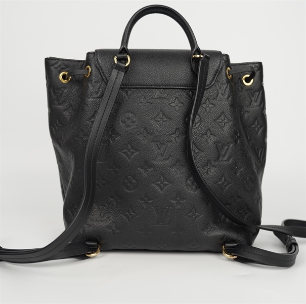 Balo LV hoa đen in chìm (LN) KG+