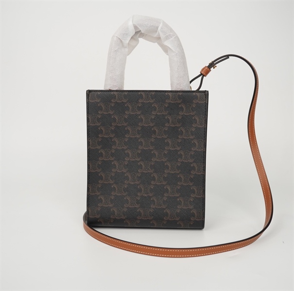 Túi Celine Tote màu nâu sz16 (BQ) KG+