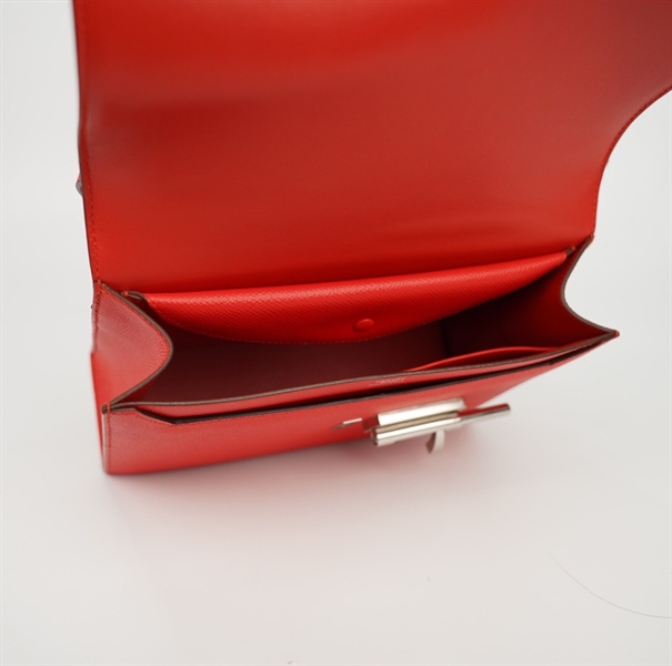 Túi Hermes Verrou đỏ sz23 (Thuật) +