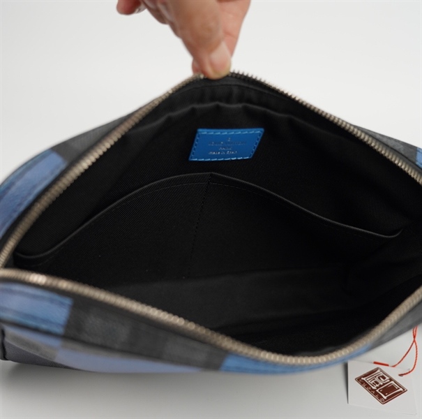 Túi LV đeo chéo ô vuông xanh CA3200 sz26 (LN) KG+