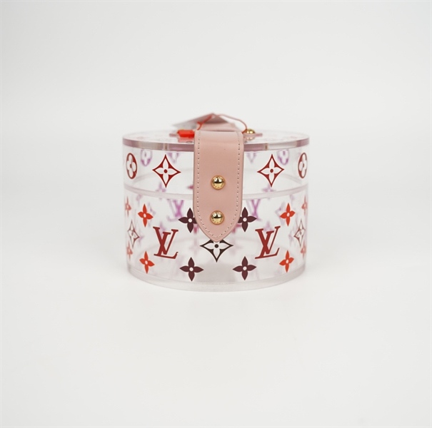 Túi LV cốp hồng hoa màu (LN) KG+