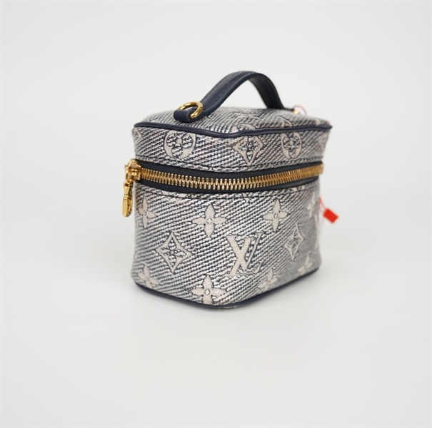 Túi LV cốp màu xanh phối trắng kèm gương sz11 (BQ) KG+