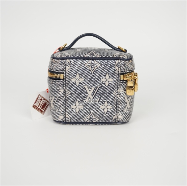 Túi LV cốp màu xanh phối trắng kèm gương sz11 (BQ) KG+