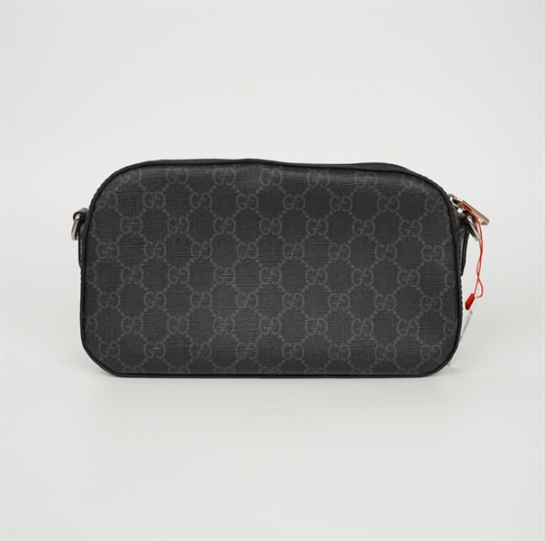 Túi GG đeo chéo màu đen (525040) sz24 (BQ) KG+