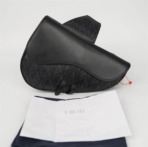 Túi Dior Saddle màu xanh đen sz26 (BQ) KG+