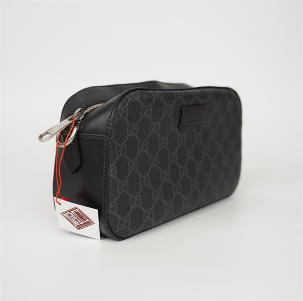 Túi GG đeo chéo màu đen (525040) sz24 (BQ) KG+