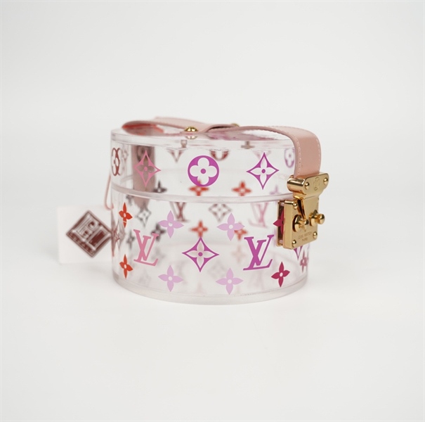 Túi LV cốp hồng hoa màu (LN) KG+