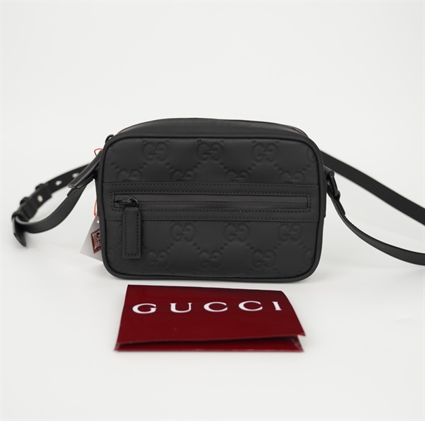 Túi GG đeo chéo màu đen sz18 (BQ) KG+