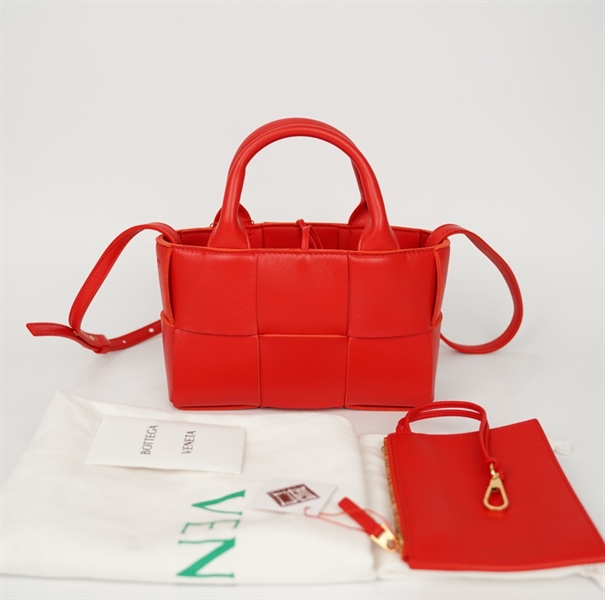 Túi Bottega Veneta màu đỏ kèm ví sz20 (BQ) KG+