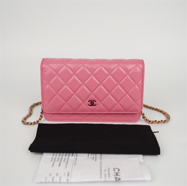 Túi Chanel màu hồng (30978575) sz19 (BQ) KG+