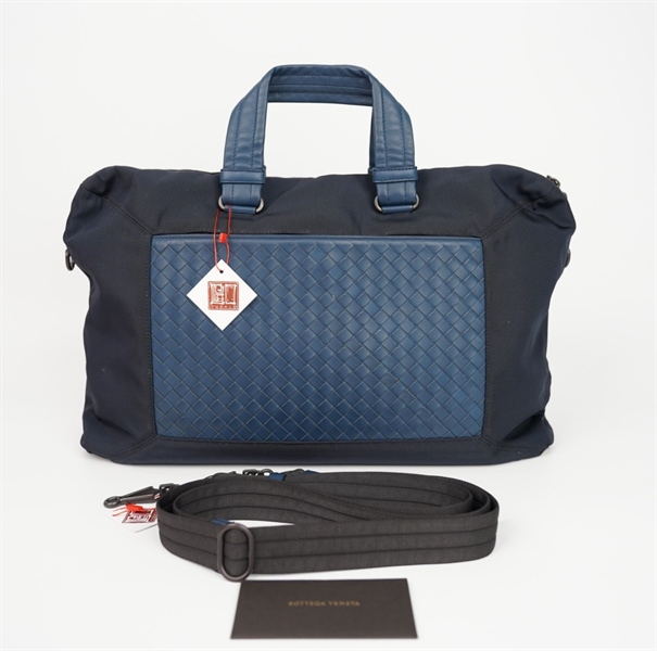 Túi Bottega màu xanh đen sz44 (Thuật) +