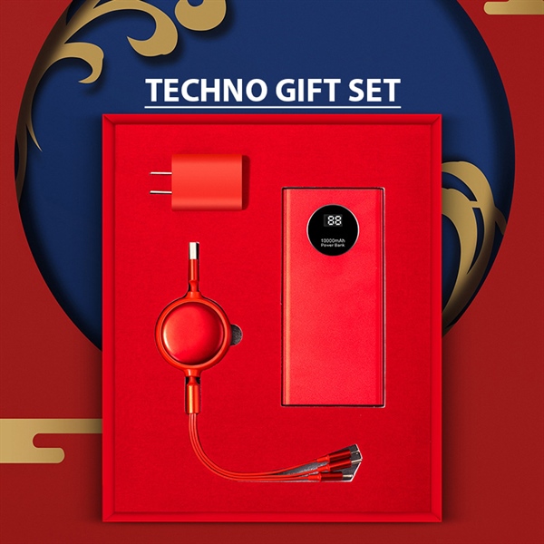 Bộ quà tặng Pin sạc dự phòng Đỏ
