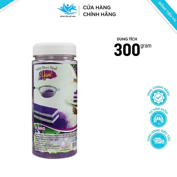 Bột rắc bánh vị nho hộp 300g