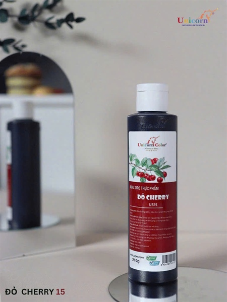 Màu nước đỏ cherry chai 210 g