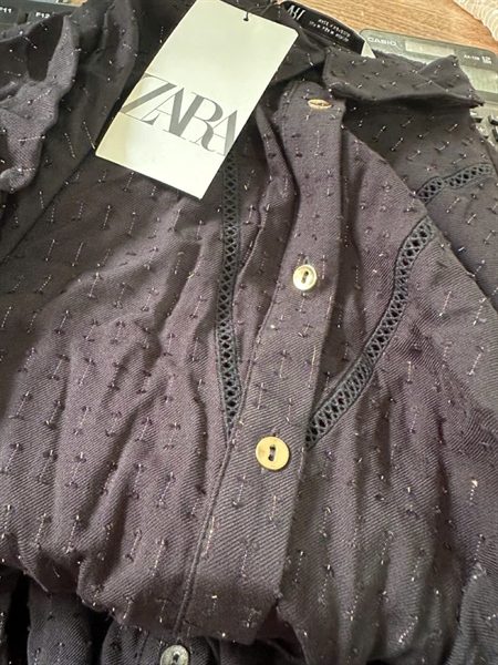 ĐẦM ĐEN ZARA THẮT LƯNG SIZE M