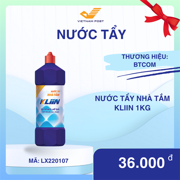Nước tẩy nhà tắm Kliin 1kg (12chai/thùng)