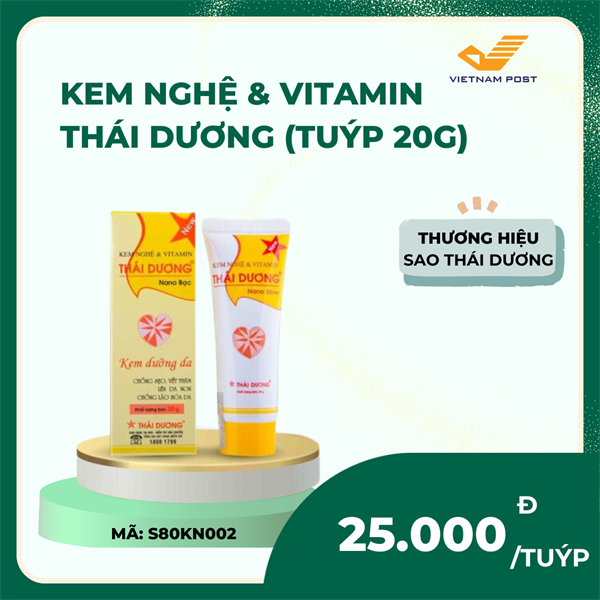 Kem nghệ & Vitamin Thái Dương (tuýp 20g)