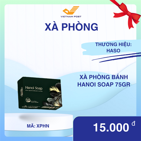 Xà phòng bánh Hanoi soap 75gr (72 bánh/thùng)