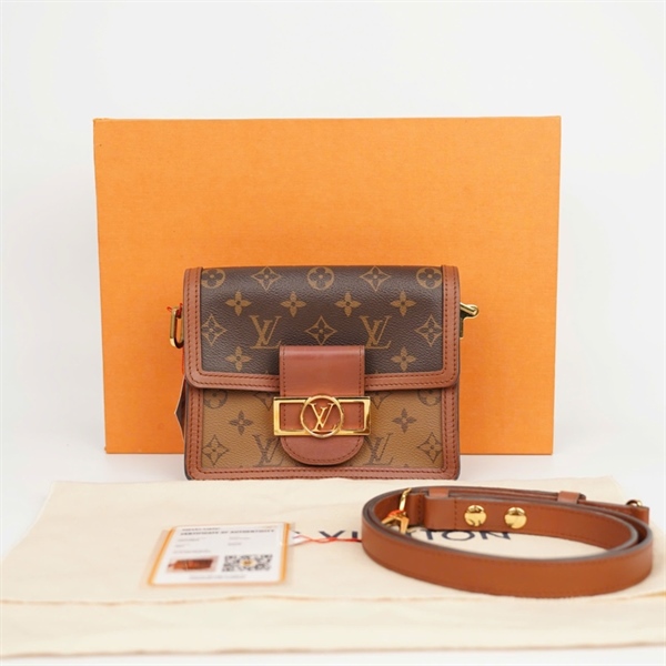 Túi LV dauphine hoa nâu (AA4179) sz20 KG+