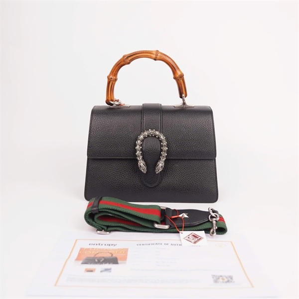 Túi GG Dionysus đen (591693) sz26 KG+