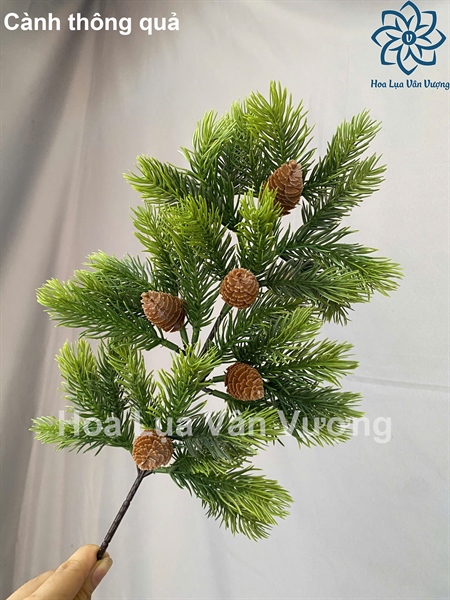 Cành thông quả - Quả và dây quả - Hoa Lụa Vân Vượng